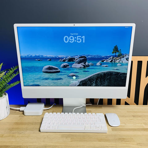 Apple iMac 24-inch M3 2023 Silver 8GB RAM 256GB SSD