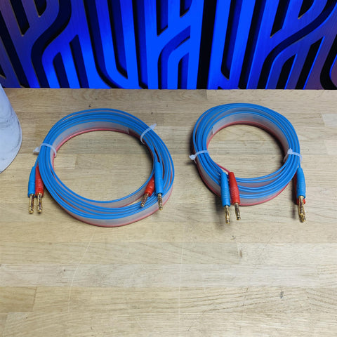 DNM Reson Solid Core Speaker Cables 2.5m Pair Banana Plugs