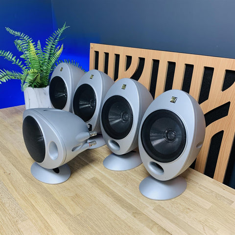 KEF HTS 2001.3 Egg Satellite/Surround Sound Speaker (Package of 5)