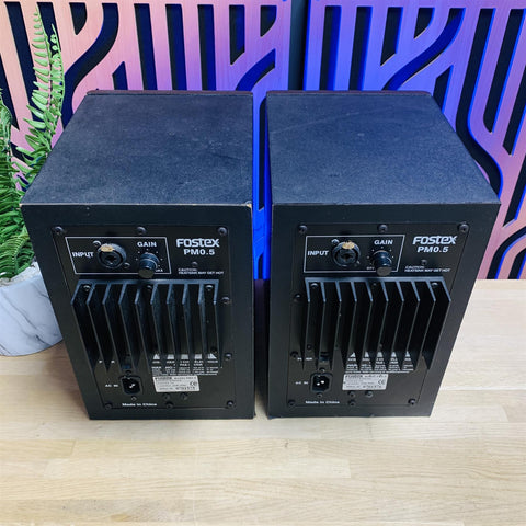 Fostex PM 0.5 Active Studio Monitor Speakers (Pair)