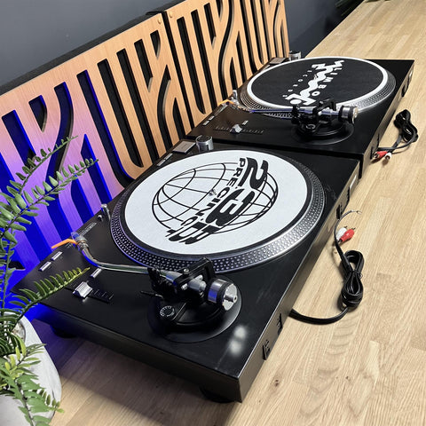 Reloop RP-4000 MK2 Direct Drive DJ Turntables With Ortofon DJ S MKII Cartridges