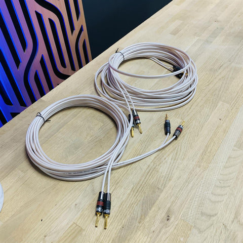 QED Balanced Design Concept Speaker Cable With Banana Plugs 1 x 6m & 1 x 10m