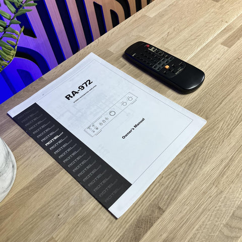 Rotel RA-972 Stereo Integrated Amplifier Inc Remote