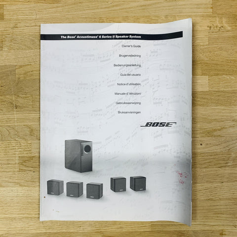 Bose Acoustimass 6 Series II Subwoofer Speaker System