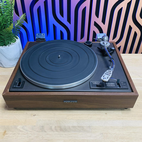 Pioneer PL-12D Turntable With Shure M75ED Cartridge (No Lid)