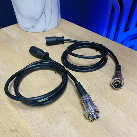 Genuine Naim 4 Pin Din Twist Lock to 3 Pin XLR - Interconnect Cables 1M (Pair)