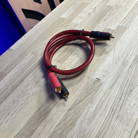 The Chord Company Crimson RCA Phono Interconnect Pair 50cm